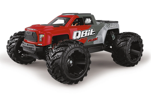 Maverick 1/16 QBit Flux Brushless Monster Truck RTR Red w/Battery & Charger