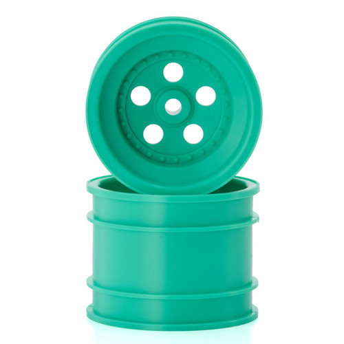Kyosho SCH008GR Tomahawk 85WC Rear Wheel P-mintGreen/2Pcs