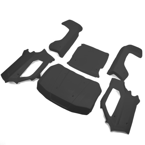 Losi LOS-4000 Body Set Complete Black 5IVE-T 3.0