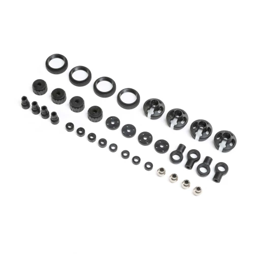 Losi LOS243014 Shock Plastics & Balls 4Pcs LMT