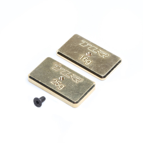 Team Losi Racing TLR331041 Rear Brass Weight Set 16g & 25g 22 5.0