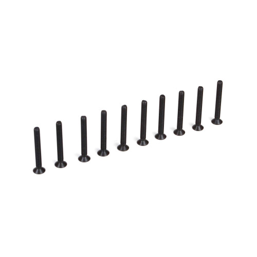 Team Losi Racing TLR235004 Flat Head Screws M3 x 25mm 10Pcs
