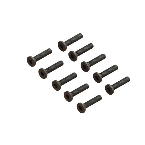 Arrma ARA702017 Flat Head Screw M2.5x12mm 10Pcs