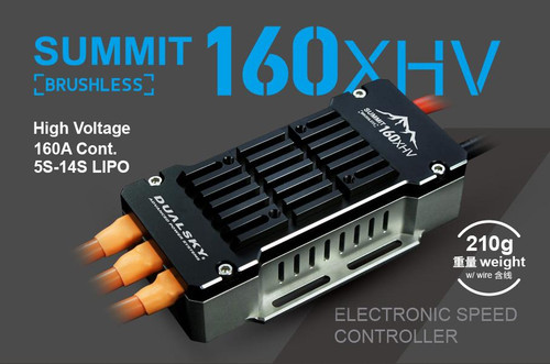 DualSky SUMMIT 160XHV 160Amp 5S-14S Brushless Aircraft ESC