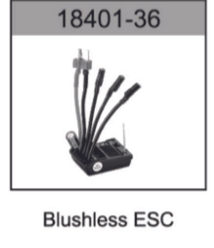 HO Speed 18401-36 Brushless ESC Lightning HS18401/2