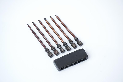 Koswork Hex Wrench Tip Set 1.5 2.0 2.5 3 0 2.0B & 2.5B 1/4in Drive Hex
