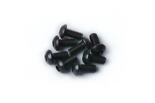 Koswork 2.5x5mm Button Head Hex Hardened Steel Screw (w/container) 8Pcs