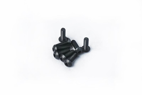 Koswork 4x12mm Button Head Hex Hardened Steel Screw (w/container) 8Pcs