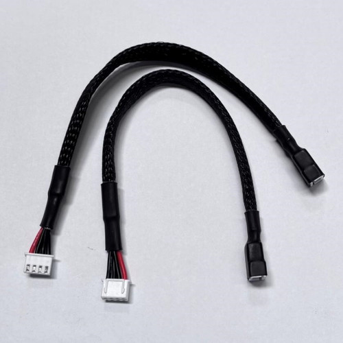 RC Pro XH Silicone 3S Balance Lead Extension with Braid Cover, 200mm Long 2pcs (Replaces DYNC0110)