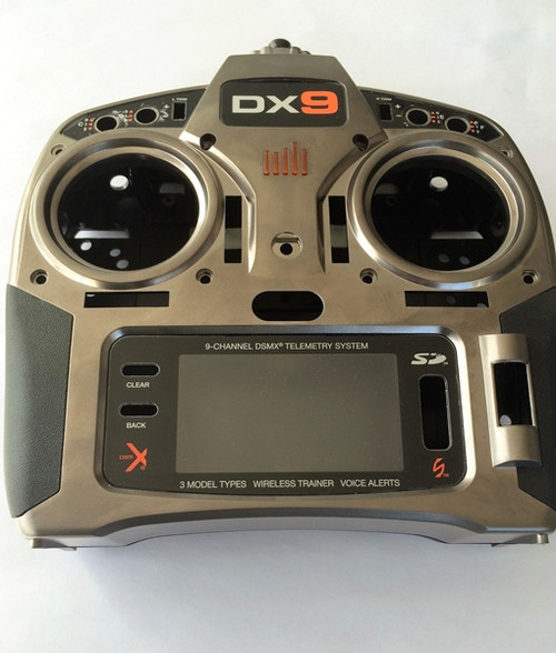 Spektrum DX9 Chassis/Case w/sidegrips, lables and Lens screen