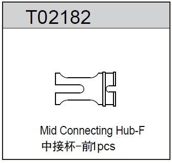 Team C Racing T02182 Mid Connecting Hub TM2 TM2 V2 Tm2sc