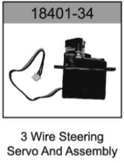 HO Speed 3 Wire Steering Servo & Device