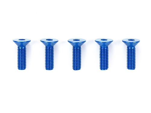Tamiya 53773 3x10mm Countersunk Hex Screw 5Pcs Blue