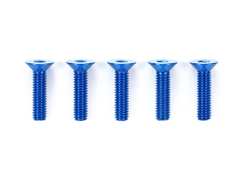 Tamiya 53774 3x12mm Countersunk Hex Screw 5Pcs Blue