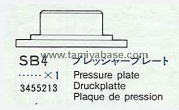 Tamiya 3455213 Avante-Pressure Plate