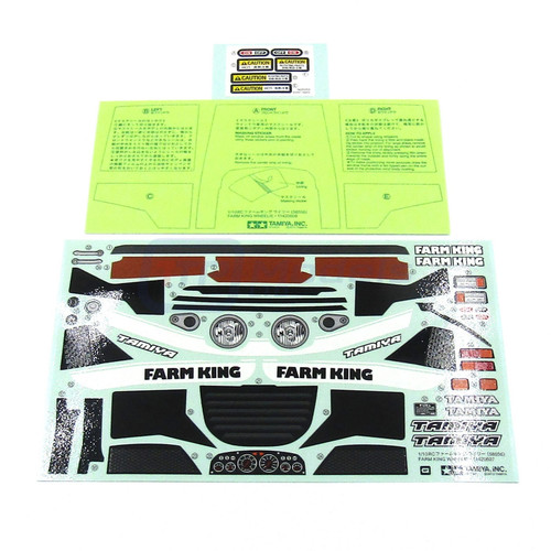 Tamiya 9495760 Farm King Sticker Bag Masking