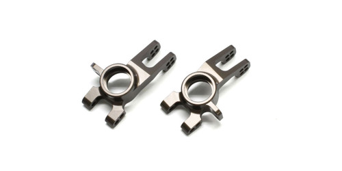 Kyosho IFW410 Aluminum Rear Hub Carrier (L,R/Gunmetal/M)