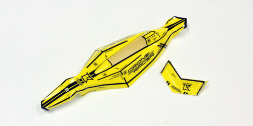 Kyosho DRB002Y Body Set (ZEPHYR Yellow/pre-painted)