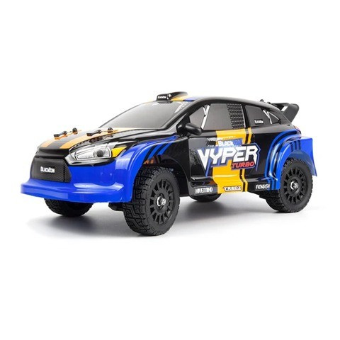 Blackzon 1/16 Vyper RX Turbo 2S Brushless 4WD Rally Car RTR Blue/Orange