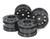 Tamiya 54741 1/10 On-Road Racing Truck Wheels Black F/R (4)