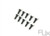 XT8034A - RJX Socket Head Bolt M2x6 Silver - 10pcs (XT90-9051)