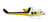 Roban B412 Yellow/Black Super Scale 800 ARF RC Helicopter