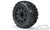 Pro-Line Badlands 3.8" All Terrain Tyres Mounted on Raid Black Wheels 17mm