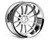 HPI Racing WORK XSA 02C Wheels 26mm Chrome/White