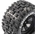 Duratrax Lockup MT 2.8" Mounted Tyres Black 14mm Hex Suit 3S BLX