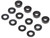 Team Losi Racing M3 Caster Block Aluminum Washer Set Black