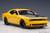 AutoArt 1/18 Dodge Challenger SRT Hellcat Widebody Yellow Jacket w/ Satin Black Hood