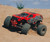 Arrma 1/10 GORGON 4X2 MEGA 550 Brushed Monster Truck RTR w/Battery & Charger Red