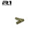 R1 Wurks 5mm x 18mm Gold Bullet Plugs 2Pcs