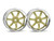 HPI Racing 3319 Rays Gram Lights 57s-pro Chrome/gold (3mm Offset)