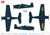 HobbyMaster HA1121 1/72 F6F-5 Hellcat "Blue Angels" US Navy 1946