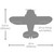 E-flite UMX Gee Bee R-2 510mm BNF Basic w/AS3X & SAFE Select & Gens Ace 300mAh 3S 45C LiPo Battery