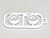 Kyosho MZH131W-N15B Multi Wheel II N/Offset 1.5 White/RE30 2Pcs