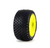 Pro-Line Racing  1/28 Prism Front/Rear Carpet Tyres Mounted for Losi Micro-T Yellow