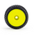 Pro-Line Racing  1/28 Prism Front/Rear Carpet Tyres Mounted for Losi Micro-T Yellow
