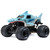 Losi LOS01026T3 1/18 Mini LMT Megalodon 2S 4X4 RTR Brushed Monster Truck (Battery & Charger Included) Blue