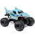 Losi LOS01026T3 1/18 Mini LMT Megalodon 2S 4X4 RTR Brushed Monster Truck (Battery & Charger Included) Blue