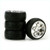 Duratrax 5-Blade Chrome 2mm Offset ST Radial 4Pcs