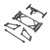 Losi LOS-2423 Front Wing Mount Set Black 22S Sprint