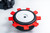 Koswork UFO Red High Strength Silicone Tyre Glue Bands 4Pcs 1/10 1/8 Buggy & 1/10 SCT