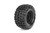 JetKo 1/5 XMT EX-Slayer Belted Tyres Medium Soft Glued mounted on Black Claw Rim 2Pcs