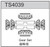 Team C Racing TS4039 Diff Gear Set for Ts4