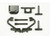 Tamiya 51159 NDF01 P Parts Wing Stay
