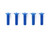 Tamiya 53774 3x12mm Countersunk Hex Screw 5Pcs Blue