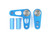 Tamiya 54235 FF-03 Aluminium Steering Set