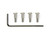 Tamiya 54409 3x14mm Low Friction Step Screw 4Pcs